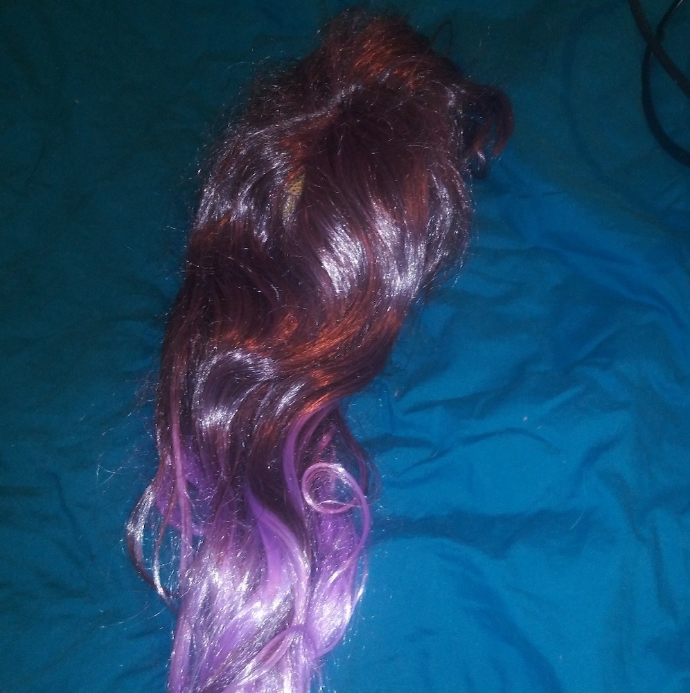 Purple ombre wig for cosplay